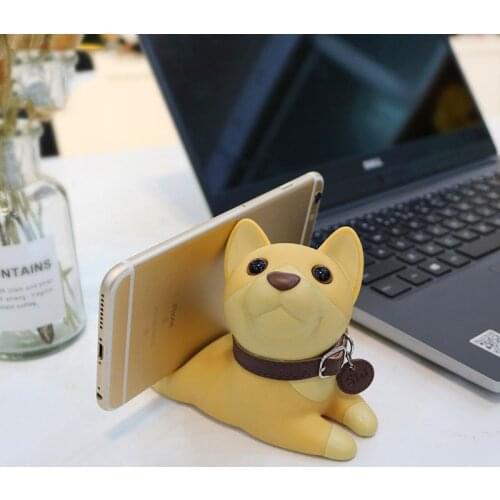Cartoon Puppy Doll Mobile Phone Holder Desktop Decoration Toy Creative Lazy Mobile Phone Holder Suitable for Iphone Vivo Oppo