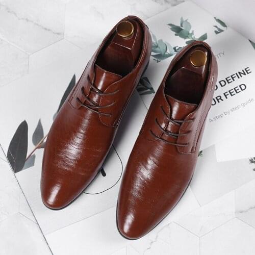 Vogue Slip On Men Dress Shoes Men Oxfords Vogue Business Dress Men Shoes New Classic Leather MenS Suits Shoes jk89