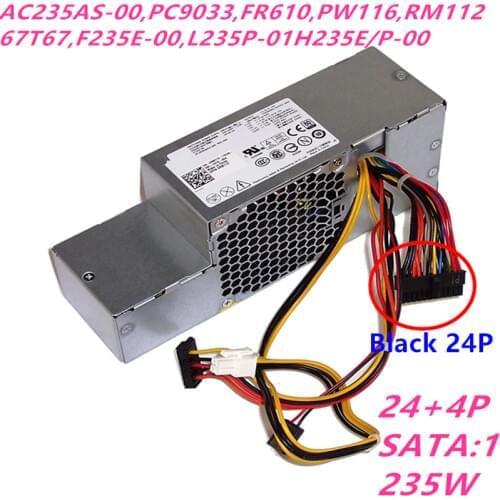 New PSU For Dell OptiPlex 760 960 580 780SFF 235W Power Supply AC235AS-00 PC9033 FR610 PW116 F235E-00 L235P-01 H235E-00 H235P-00