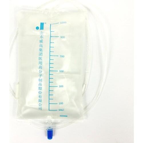 10 pcs Disposable medical drainage bag urine bag sterile urine bag threaded interface elderly household urine receiver