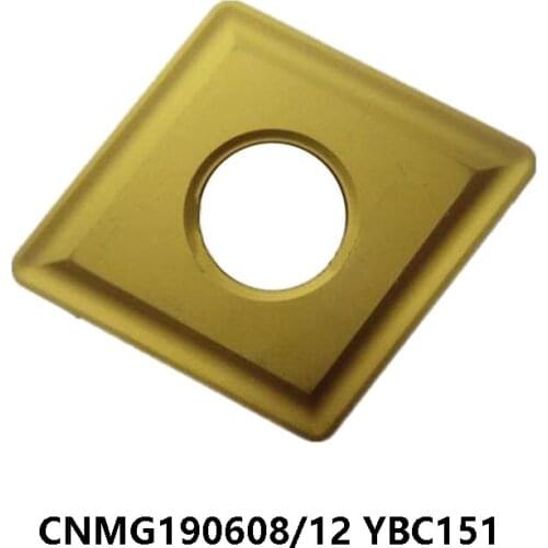 Original CNMG190608 CNMG190612 YBC151 Carbide Inserts for Steel CNMG 190608 190612 Turning Tools CNC Lathe Cutter 10pcs/box