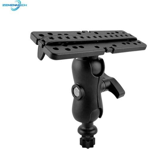 Swivel Ball Mount Base Fish Finder Universal Mounting Plate Kayak Accessories Inner Hexagon Base Marine Boat GPS MAP Supporter