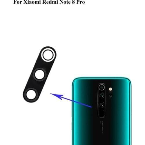2PCS For Xiaomi Redmi Note 8 Pro Back Rear Camera Glass Lens test good For Xiao mi Redmi Note8 pro Replacement Note 8pro