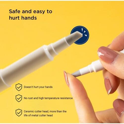 2021 Creative Utility Knife Pen Ceramic Blade DIY Scrapbooking Paper Cutting Safe Art Tool Kits For Student School Stationery