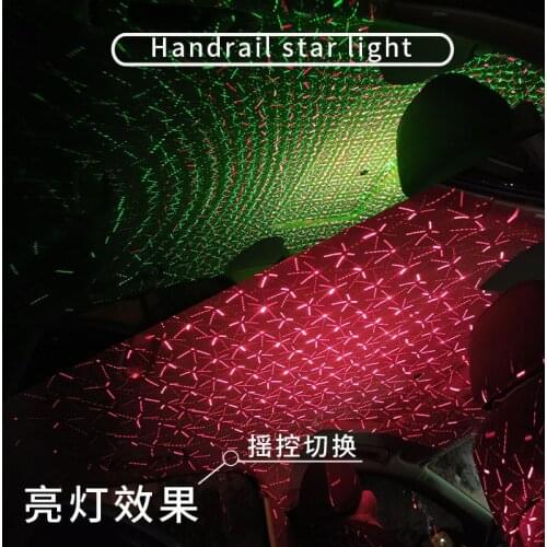 USB Atmosphere LED Star Light Car Interior Lamp Romantic Car Roof Night Light Full Star Projection Laser for Car Home Party