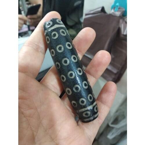 Admirable Tibetan Dzi bead Amulet 21 Eyes Dzi Pendant hanging drop 3 eyes Bead Necklace talisman