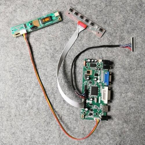 1CCFL Fit M141NWW1/M154NWW1/TX39D30VC1GAA matrix M.NT68676 LCD monitor controller board 1280*800 VGA+DVI DIY kit LVDS 30Pin