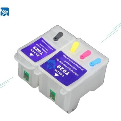 5sets for epson T028 T029 Refillable ink cartridge for epson C60/61/CX3100 with ARC chip free shipping