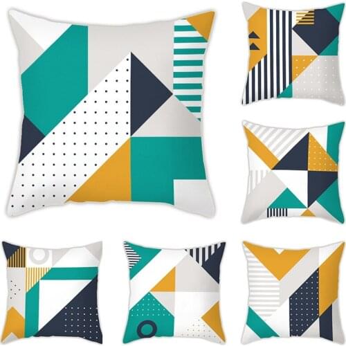6Pcs Moroccan Pillowcase Geometric Throw Cushion Pillow Cover Printing Cushion Pillow Case for Bedroom Office