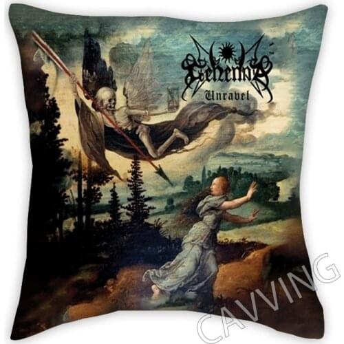 GEHENNA Band 3D Printed Polyester Decorative Pillowcases Throw Pillow Cover Square Zipper Pillow Cases Fans Gifts