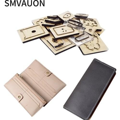 Wood die cutting DIY 2020 elegant long wallet die cutting burr scrapbook suitable for die cutting machine