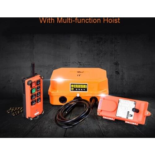 220v Mini Electric Wireless Remote Control Switch Small Crane Hoist Winch Controller