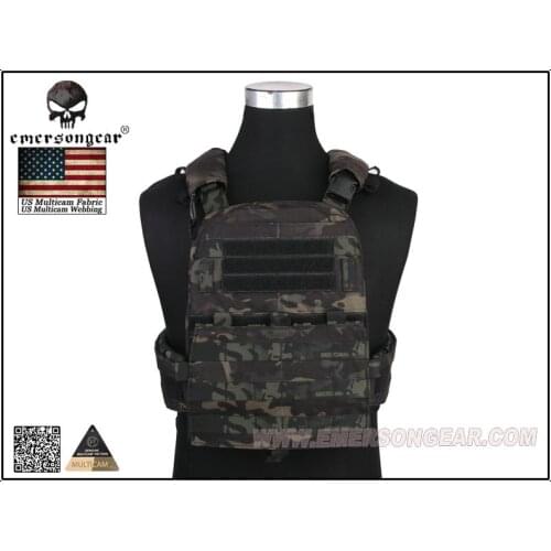 EMERSON CP Style Adaptive Vest Heavy Version Airsoft Combat AVS Vest Multicam Black EM7397