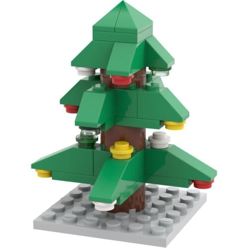 Christmas Tree MOC Compatible Major Brand Toys Building Block Classic Collections Assembled Brick Handmade Design
