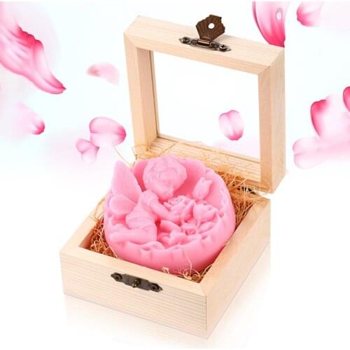 Fashion Handmade Carved Soap Organic Flower Extract Essential Oil Soap For Baby Skin Care Cleaning Moisturizing Soap Dropship