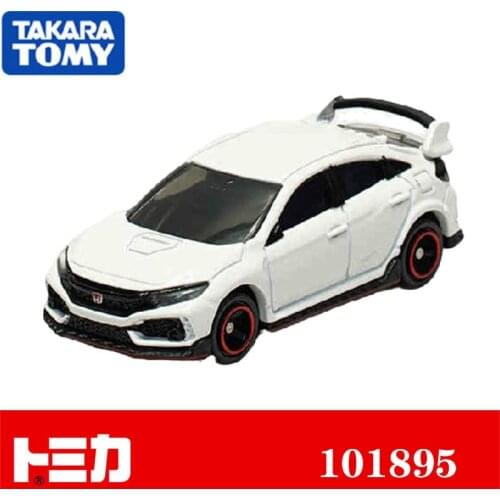 Discount Takara Tomy Tomica Cars No. 58 Honda Civic Type R Model Kit 101895 1/64 Diecast Car Miniature Baby Toys Child Toy Boy