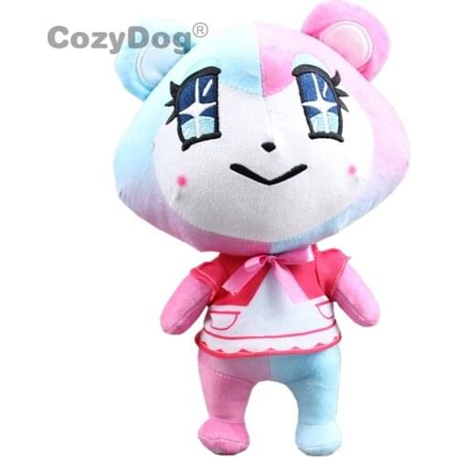 28 CM Animal Crossing Judy Plush Toys Peluche New Arrivals Pink Cat Soft Stuffed Dolls Pillow Cushion Baby Kids Birthday Gift