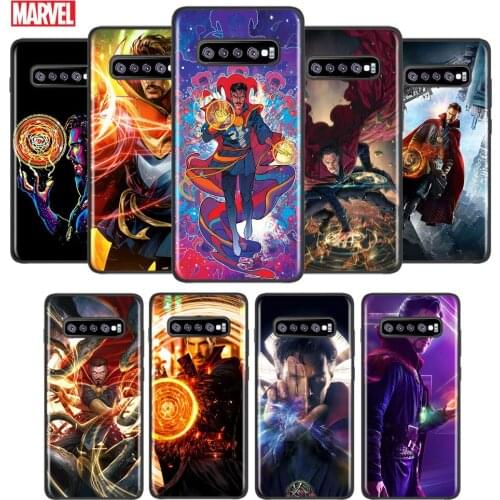 Marvel Doctor Strange Shockproof Cover for Samsung Galaxy S21 S20 FE Ultra Lite S10 5G S10E S9 S8 Plus Black Phone Case