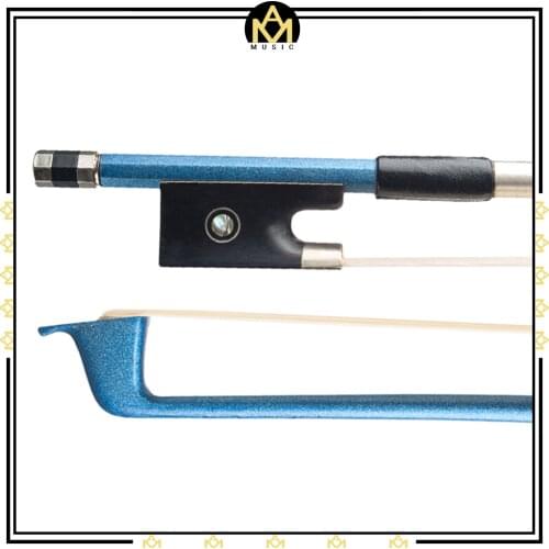 Carbon Fiber Bow 4/4 Violin/Fiddle Bow Carbon Fiber Stick Silver Wire Winding And Sheepskin Grip Student Bow Beginner Use