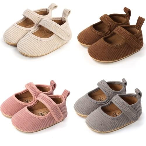 Corduroy Baby Girls Boys Shoes Autumn And Winter Warm Toddler First Walkers Shoes Or Shoes+Socks