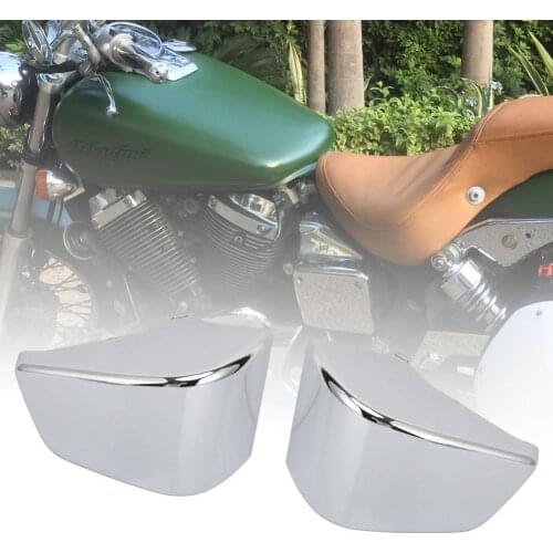 2Pcs Battery Side Fairing Cover Sturdy Modified Parts ABS for Honda VT750 VT400 1997-2003