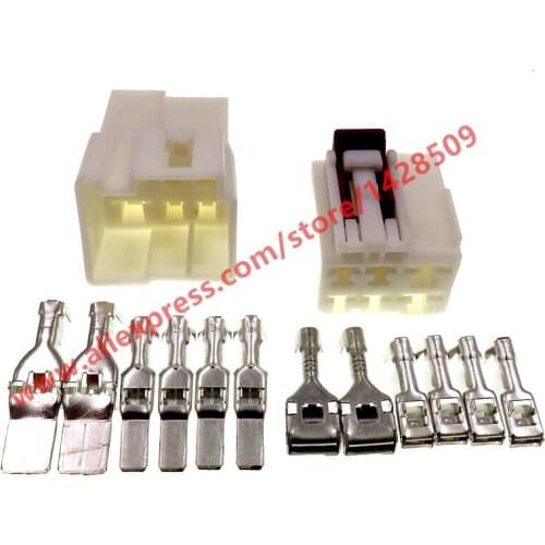 20 Sets 6 Pin Car Ignition Switch Harness Plug Auto Engine Start Stop Cable Socket High Current Connector