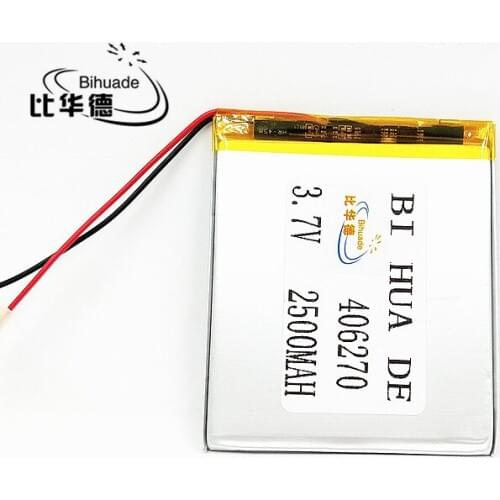 3.7V,2500mAH,[406270] PLIB ( polymer lithium ion battery ) Li-ion battery for tablet pc,GPS,mp3,mp4,cell phone,speaker