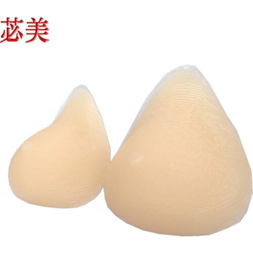 600 g securely to the body triangle breast cancer Silicone Breast Forms Prosthesis Mastectomy