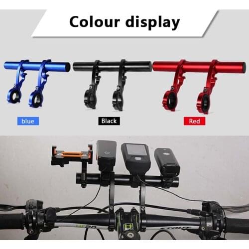 Bicycle mountain aluminum Handlebar extension bracket multi-functionalExtend frame Mount Holder Double Clamp Bicycle Accessories