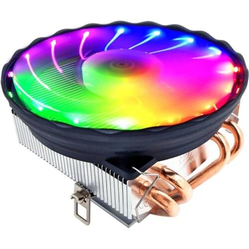 BINGMO V4 CPU Radiator Desktop Computer Mainframe Four Copper Tube Multi Platform Heat Pipe Silent Temperature Control CPU Fan