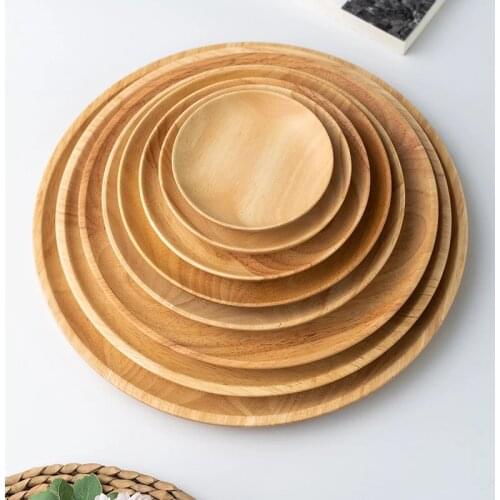 Handmade Beech Wood Salad Plates