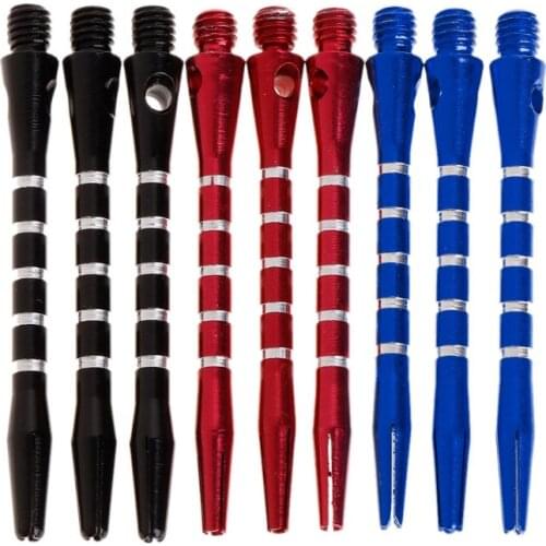 9Pcs of Aluminum Medium Darts Shafts Harrows Dart Stems Throwing New Toy Drop Shipping