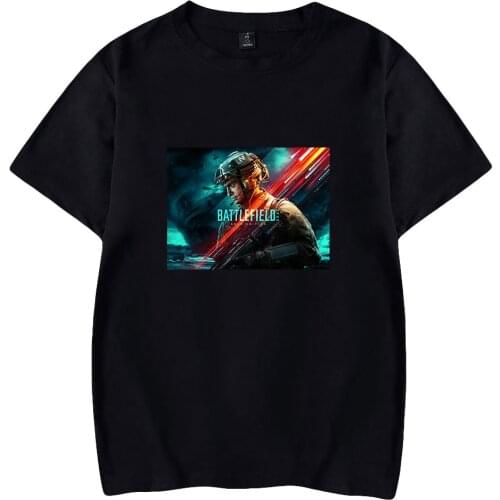 Battlefield 2042 Print Spring Summer Holiday Street Men/Women Casual Kawaii GHIP HOP style Streetwear T-shirt
