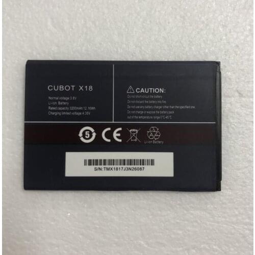 GeLar CUBOT X18 Battery 3200mAh Replacement backup battery For CUBOT X18 Cell Phone