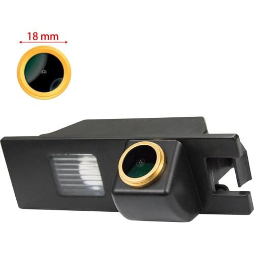 Freezzmi Golden HD Car Rear View Reverse Backup Camera Original Hole for Opel Astra H Corsa D Vectra C Tigra Meriva A Insignia