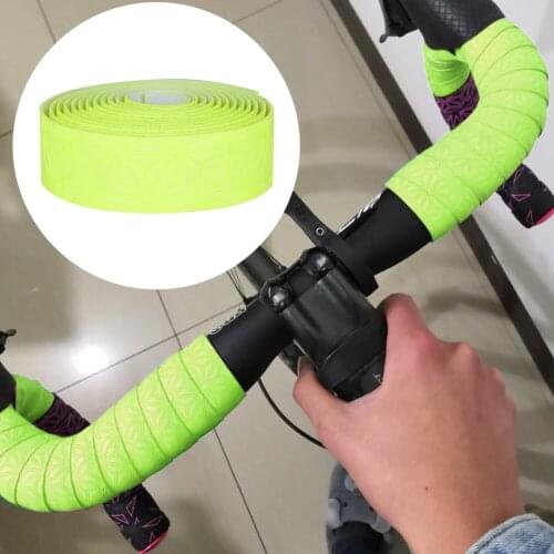 Bicycle Handlebar Tape Steering Wheel Cover Road Bike Cycling Handle Non-slip Belt Rubber Tape Bike Accessories Handle Belt