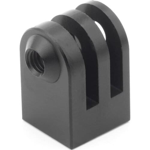 CNC Aluminum Alloy Mini Tripod Mount Outdoor Sports Camera Base Adapter Compatible for GoPro or All 1/4" Screw Monopod