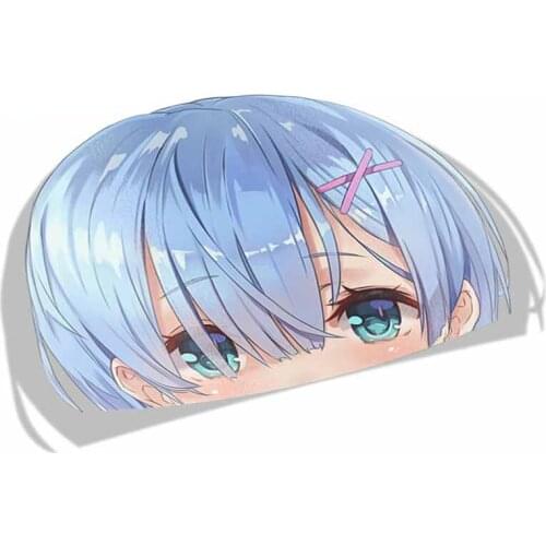 Cartoon Car Sticker for Big Head Anime Vinyl Waterproof Rear Windshield Trunk Stickers Custom Printing Car Accessories Kk13*9cm