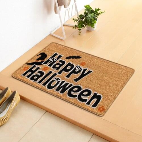 Bathroom Kitchen Floor Mat Halloween Doormat Entrance Doormats Indoor Outdoor Front Door Home Living Rooms Decorations