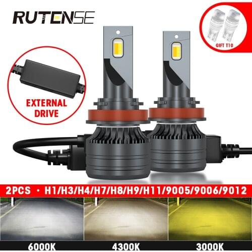 NEW Arrivals CSP H4 LED H7 H1 H11 Car Headlight Bulbs H8 HB3 HB4 9005 9006 Led Canbus 100W 25000LM 6000K 12V LED Fog lights