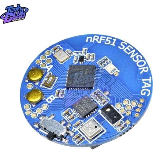 NRF51802 Bluetooth 4.0 Temperature Atmospheric Acceleration Sensor Module ARM CORTEX-M0 MPU6050 BMP280 CR2032 AP3216 Board