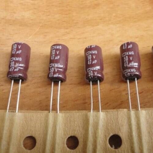 CAP Switching US 50V 47UF Size 6*11 mm NIPPONCHEMI-CON High frequency low resistance new and original 50pcs/lot