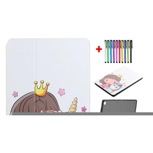 Tablet For Samsung Galaxy Tab A 2016 Case SM-T580 SM-T585 Kawaii Unicorn Kids Funda For Samsung Tab A A6 10.1 Cover T580 Caqa
