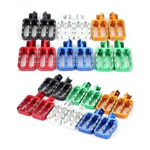 CNC Aluminum Alloy Pit Bike Foot Pegs Rests Footpegs For MX CRF50 XR50 PW50 PW80 KLX110 TTR50