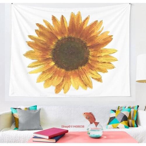 Sunflower tapestry Blanket Tapestry Wall Hanging Tapestries Bedroom Bedspread Throw Cover Astrology Divinatio Wall Decor