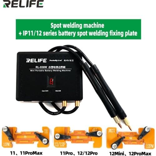 SUNSHINE SS-936W Small Battery Spot Welding Pen Machine For iPhone 11 12 Adapter Board Repair With Spot Welding Fixing Plate