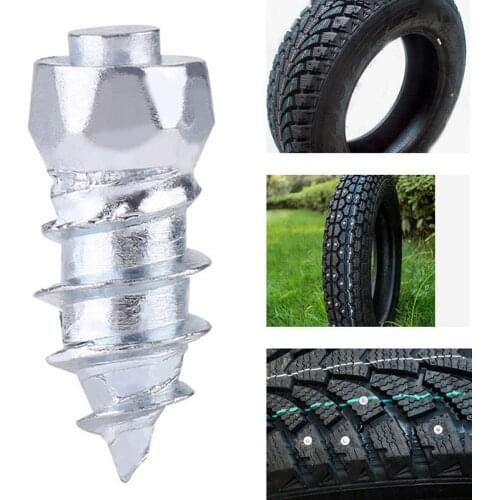 6mmx15mm Screw Tire Stud Anti-Slip Wheel Tire Snow Chain Anti Skid Ice Stud Car Off-Road Tire Tyre Screw Spikes 100pcs