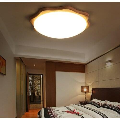 Modern Simple Solid Log Lace Ceiling Lights Beside Lamp For Study And Restaurant Aisle Led Bedroom Ceiling Light Balcony Light