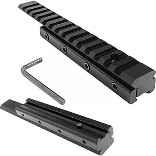 US 2017 New 11mm to 20mm Converter Rail Weaver Picatinny Dovetail Scope Mount For Scope laser Sight For Hunting Accessory