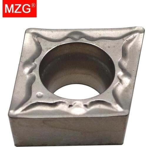MZG CCMT060202 GP ZN60 Turning Boring Cutting CNC Lathe Cutter Carbide Cermet Inserts for Steel Processing SCLC Toolholder